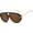 Black Frame - Brown Lens, variant on Trendy Aviator Sunglasses for Women Men Retro Aviators Sun Glasses Metal Aviators Sunglasses