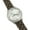 Light Brown, variant on Lady Watch - Monogram Band w/ Rhinestone Accent Frame - Grey - WT-L80043CGY