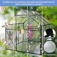thumbnail image 4 of Enyopro Walk in Greenhouse, Garden Greenhouse for Outdoors, Polycarbonate Plant Greenhouse with Slide Door, Anchor and Adjustable Roof Vent, 6x6ft, 4 of 8