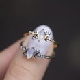 thumbnail image 2 of Fashion Ring Charm Creative Crescent Shape Jewelry Ring Knuckle Ring for Ladies and Girls, 2 of 8