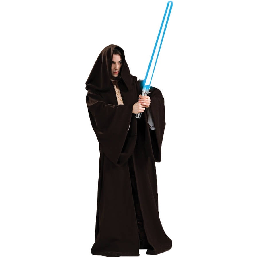 Star Wars Jedi Robe Men S Fancy Dress Costume For One Size Com