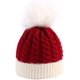 thumbnail image 1 of Gorro tejido navideño para bebé, Gorro tejido navideño para bebé para niños: 0 a 3 años Rojo, 1 of 5