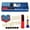 Blue, variant on Pool Cue Tips Replacement Kit: 6 in1 Billiards Pool Cue Tip Repair Shaper Tool with 6pcs cue Tips 6 Chalk for Replacement