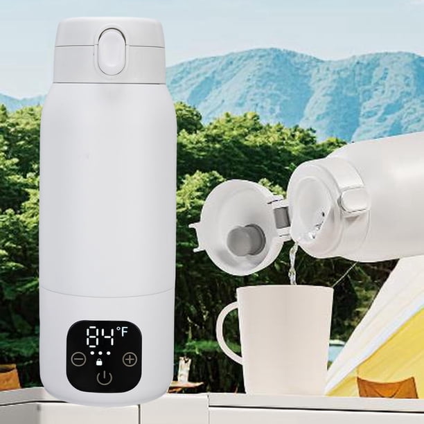 Calentador De Agua De Viaje, Hervidor Eléctrico De Viaje De 500 Ml, 100 W, Calentamiento Rápido PD, Carga Rápida USB Para Acampar