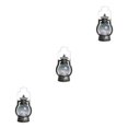 thumbnail image 3 of Guardoinrt Lantern LED Oil Lamp Table Porch Winery Cabin Light Bronze Silver 3Set, 3 of 6
