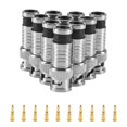 thumbnail image 3 of 10 pcs BNC Compression Connector for Coax RG59 Cable CCTV Cameras, 3 of 5