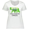 thumbnail image 3 of Inktastic Smoky Mountains, Tennessee- Mountains and Bear Shape Women's Plus Size T-Shirt, 3 of 5