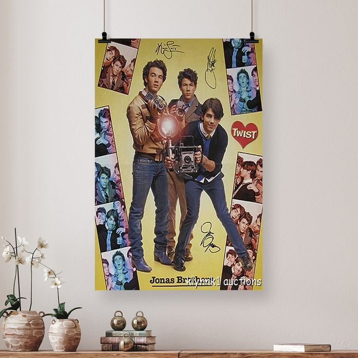 Music Poster- Jonas Brothers Nick Jonas POSTER Retro Style - Size
