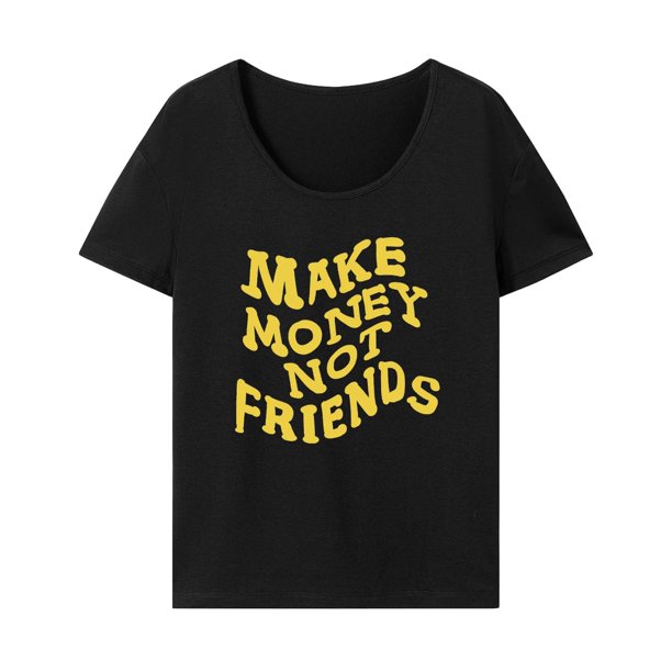 Camiseta para Mujer Yuyangstore Trajes Casuales Suave Moda Cuello Redondo Ropa Deportiva Simple verano M