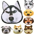 thumbnail image 4 of Linda moda mujeres moneda monedero perro Animal billetera Mini impresión cierre pequeño embragu Abanopi Monedero, 4 of 7