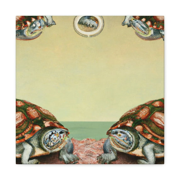 Turtle Rococo Splendor - Canvas