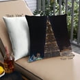 thumbnail image 1 of Ahgly Company Sites Burj Khalifa Coussin d'Extérieur, 18 Pouces par 18 Pouces, 1 of 6