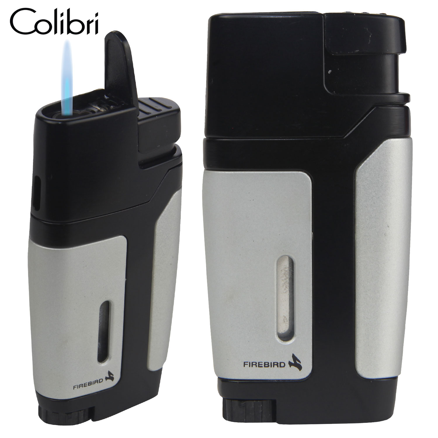 Colibri Firebird Volt Torch Lighter Silver/Black