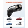 thumbnail image 2 of VEVOR EV Charger Extension Cable for Tesla, 48Amp 40 ft Max 240V 11.52 kW with NACS Plug, EV Extension Cord for Level 1/2 Tesla Mobile/Wall Connector/Destination Charger, Model Y/X/3/S, Carrying Bag, 2 of 9