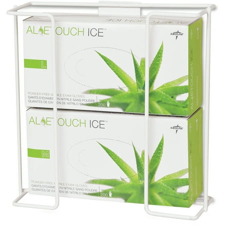 - Medline, MIIMDS192094B, Wire Glove Dispenser Box Holders, 2 / Pack, White