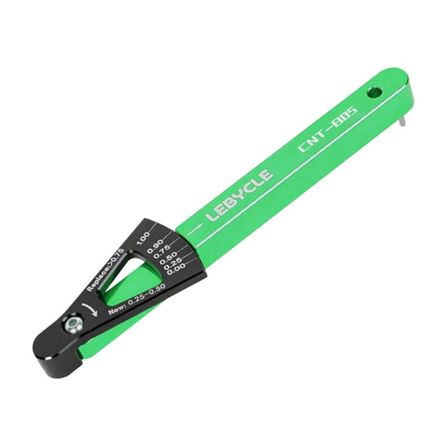 Toystoory Herramienta de cadena para el mantenimiento de bicicletas de carretera y de montaña Indicador de desgaste de cadena Type1 NO1