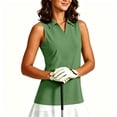 thumbnail image 5 of Admvng Womens Tank Top Breathable Sleeveless V Neck Golf Athletic Tennis Workout Camisole Blouse, 5 of 9