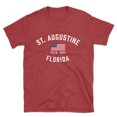 thumbnail image 1 of St. Augustine Florida Patriot Men's Cotton T-Shirt, 1 of 1