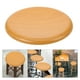 thumbnail image 3 of Taburete de madera con tapa redonda y asiento de madera, taburete de bar con asiento de madera, repuesto de taburete de madera., 3 of 7