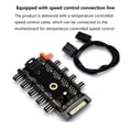 thumbnail image 3 of Computer Fan Hub with PWM Control Centralized Wire Processing, Reduce Motherboard Load for Cooling, 3 of 8