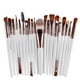 thumbnail image 1 of Fiudx Veinte Pinceles de Maquillaje - Set de Herramientas de Belleza con Borde, Pincel para Sombra de Ojos, 1 of 1