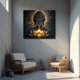 thumbnail image 2 of Cuadro Decorativo Espiritual 40x60cm Meditación Aurea Impreso, 2 of 7