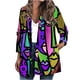 thumbnail image 1 of Chaqueta de mujer para entrenamiento diario de vacaciones, cárdigan de otoño e invierno, abrigo de punto abierto, Top informal de manga larga con estampado Floral Fridja  BV0+1501, 1 of 5