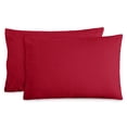 thumbnail image 1 of Juego de Fundas de Almohada de Franela Bare Home 100 % Algodón Doble Cepillado Estándar 2 Rojo, 1 of 5