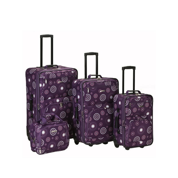 Rockland Luggage Impulse 4 Piece SoftsideExpandable Luggage Set F108 ...