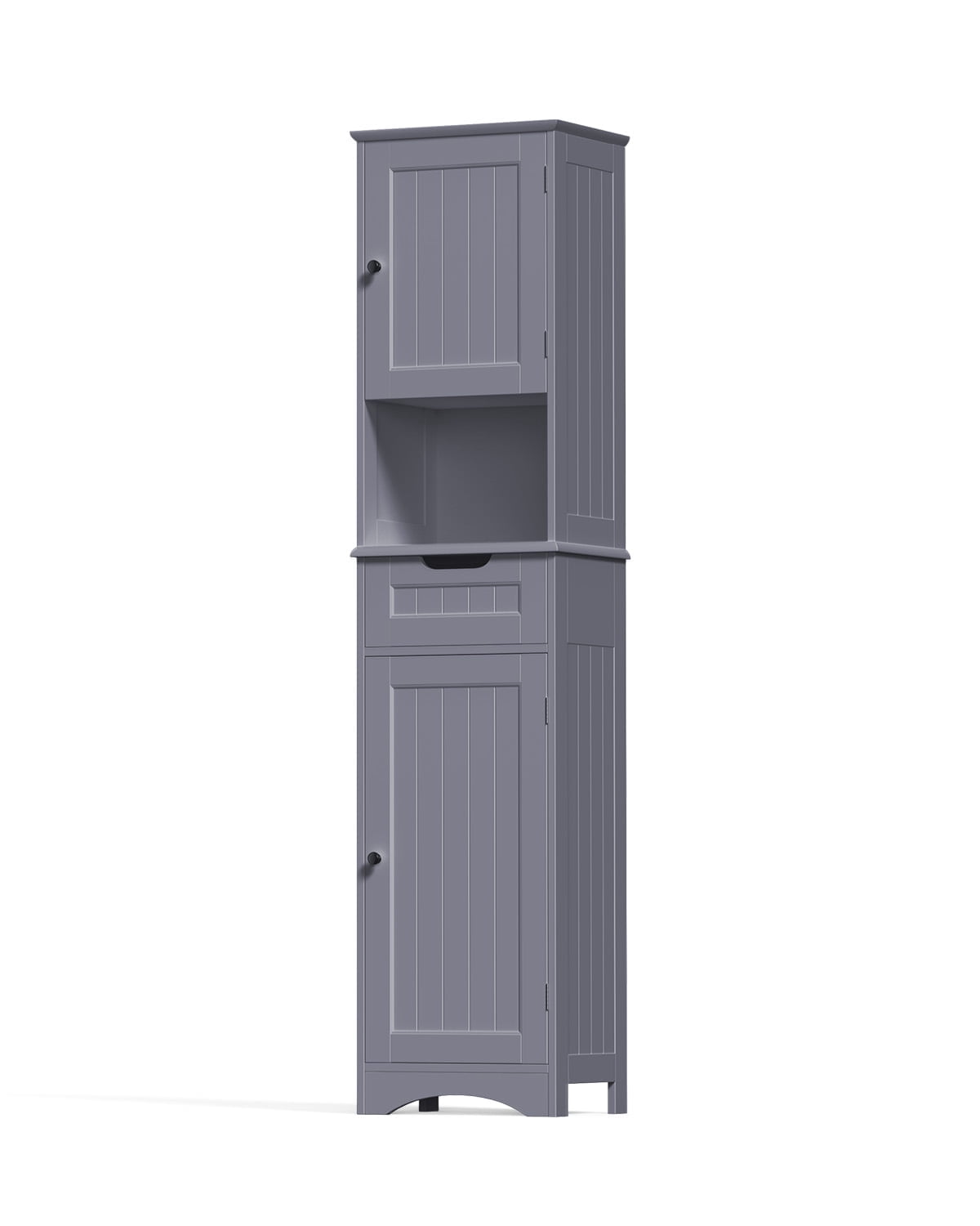 Aiho 67.2"H 2-Door Storage Cabinet – with Adjustable Shelves, Universal for Bathroom, Kitchen & Living Room Grey