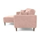 thumbnail image 5 of Sala Modular Sofá Cama Reversible de Lino Palo de Rosa Modelo Avocata, 5 of 9
