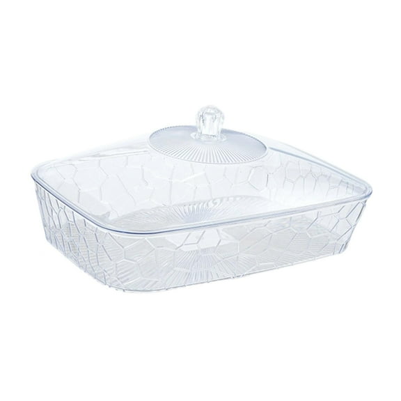 deevoka Serving Tray with Lid Fruit Tray Creative Home Decoration Food Storage Container S