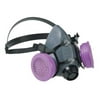 North 5500 Series Half Mask Elastomeric Respirator with Dual Cartridge Connectors for N-Series. Size Small (550030S)