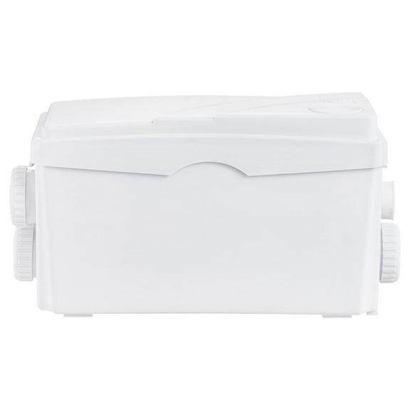 350W Macerator Pump, 6000L/H High Flow, 7m Head, 3-Inlet Sewage Sump Pump for Basement/Kitchen/Laundry Wastewater Upflush (With Vertical Float Switch)