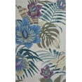 thumbnail image 4 of 3'x5' Ivory Hand Tufted Tropical Leaves Indoor Area Rug, 4 of 6