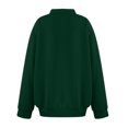 thumbnail image 3 of Timegard Womens Sweatshirts V Neck Long Sleeve Pullover Fall Winter Casual Loose Comfy Tops Solid Color, 3 of 4