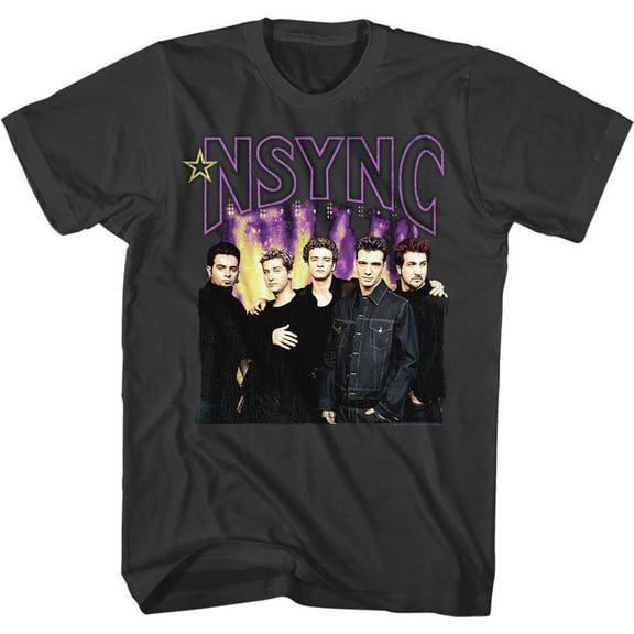NSYNC This Concert Is Fire Smoke Adult T-Shirt