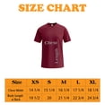 thumbnail image 2 of Zfeel Kids Breathable Moisture-Wicking T-Shirt, Comfortable Short Sleeve Casual Tee, Maroon, XL, 2 of 6