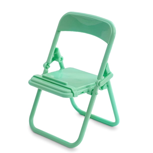 Yuarrent Soporte para teléfono Plegable Lindo Soporte de dibujos animados Soporte de decoración de escritorio de plástico Soporte de oficina para el Almacenamiento y organización del hogar Verde Yuarrent HA059834-03