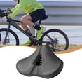 thumbnail image 1 of Asiento de Bicicleta Ergonómico Universal Cojín de Bicicleta Transpirable Impermeable de Cuero PU Accesorio Antideslizante Amortiguador Ligero para Hombres y Mujeres Adecuado para Ciclismo, 1 of 8