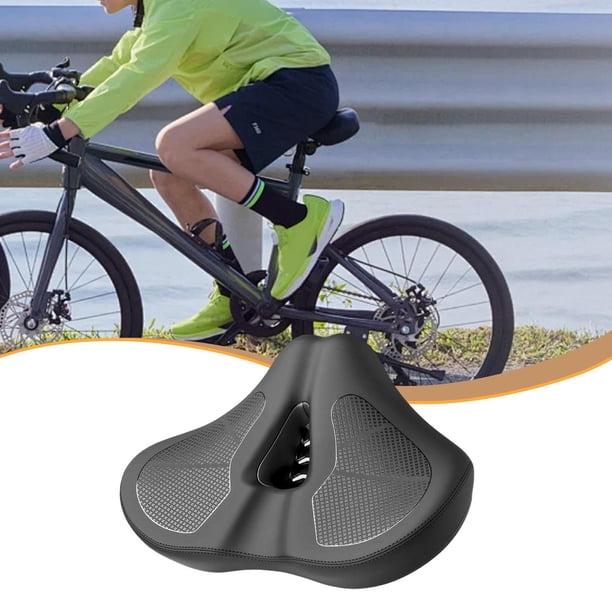 Sillín bicicleta antideslizante para hombres y mujeres, para bicicletas montaña, carretera y plegables. Asiento universal para bicicleta con
