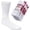 6 Pairs White, variant on Diamond Star Diabetic Socks, Non-Binding Circulatory Cushion Cotton Crew Socks for Women (Multi-6 Pairs, Socks Size 9-11, Fit Women Shoe Size 5-10)