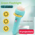 thumbnail image 1 of Children's Fun Luminescent Projection Flashlight Baby Early Education Cognitive Card Animal Dinosaur Bedtime Story Educational Toy, 1 of 4