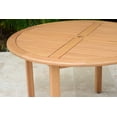 thumbnail image 4 of Amazonia Meadow Breeze 5-Piece Teak Finish Wood 100% FSC Patio Dining Set, 4 of 14