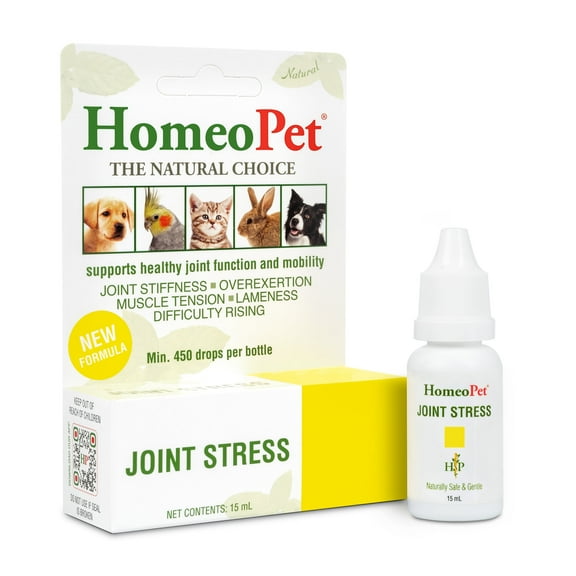 HomeoPet Joint Stress Joint Health Supplement Solution for Pets, 15-Milliliter Bottle