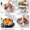 thumbnail image 2 of Pinzas para alimentos Pinzas para cocinar Pinzas para barbacoa Herramienta para exteriores Acero inoxidable Cocina Abs, 2 of 7