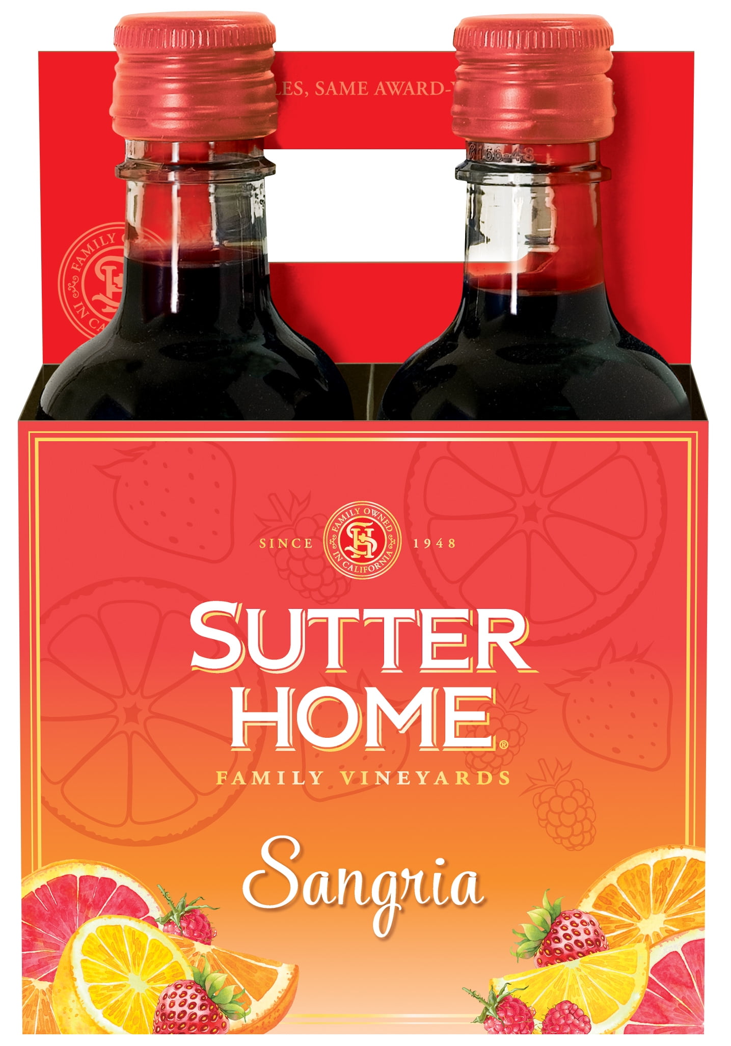 Sutter Home Sangria Red Wine 4 Pack 187 Ml Walmart Com Walmart Com