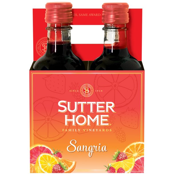 Sutter Home Sangria Red Wine 4 Pack 187 Ml Walmart Com Walmart Com