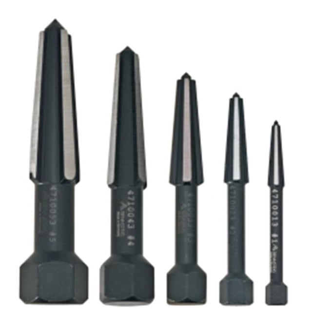 Grip On 9R 471 900 3 Rennsteig Double Edge Screw Extractor Set - 5 Piece