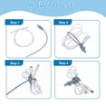 thumbnail image 4 of 20Pack 10" Silicone Cable Ties, Reusable Zip Ties Strips Twist Tie, Mixed Colors, 4 of 6